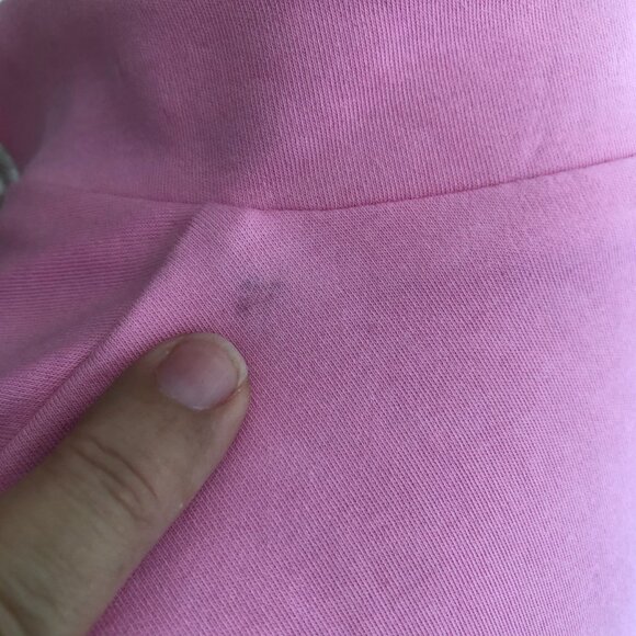 Le Lis Pink Cropped Half Zip Mock Neck Long Sleeve Top | Size Small - Picture 5 of 9